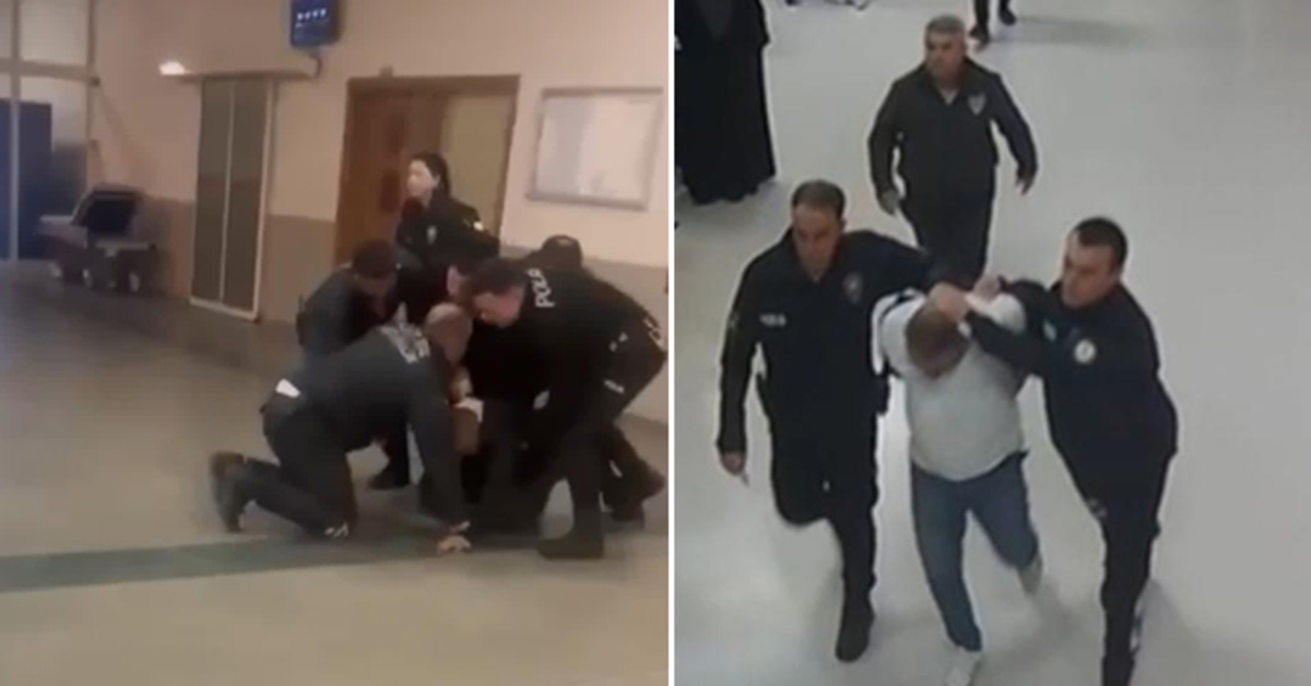 17 yaşındaki kızla otele girerken yakalandı, yakınları polise saldırdı