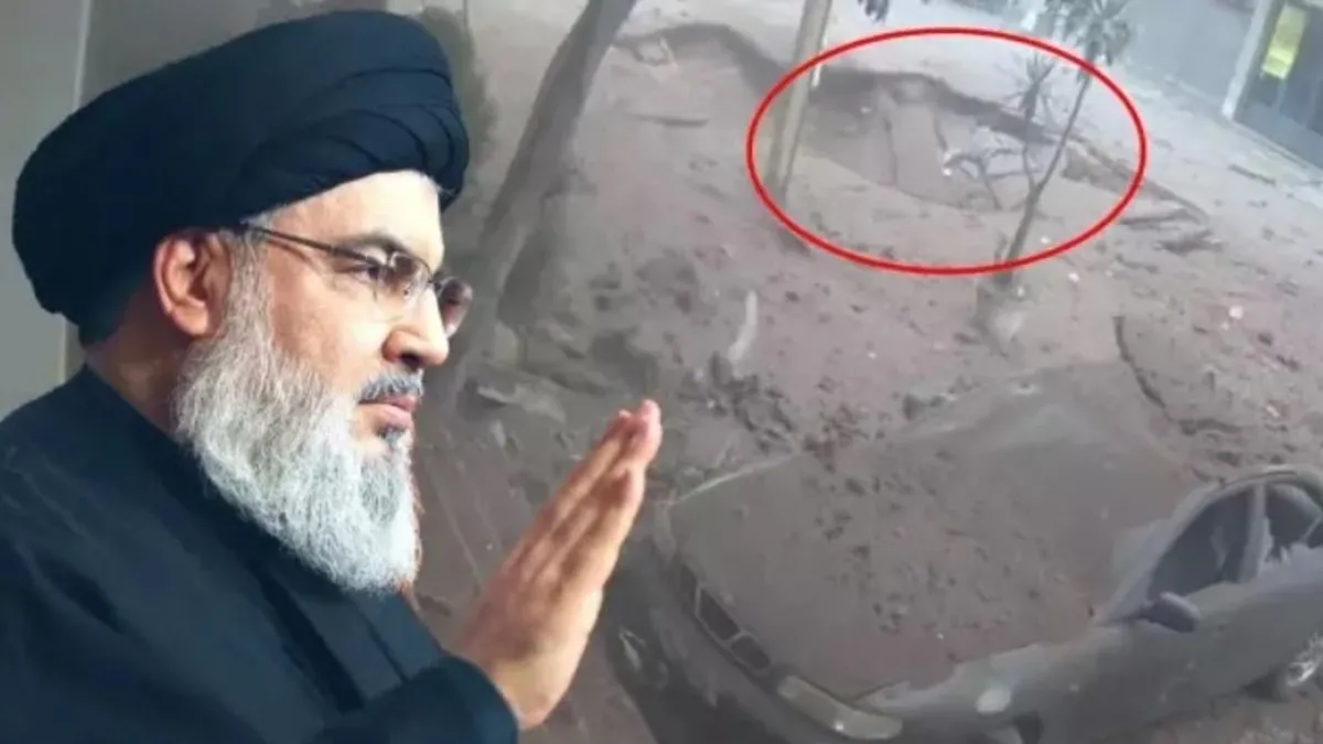 Hizbullah lideri Nasrallah suikastının görüntüsü ortaya çıktı!