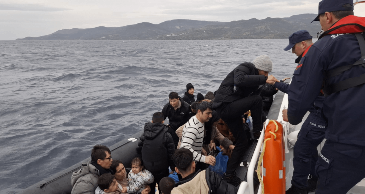 Çanakkale’de 41 kaçak göçmen yakalandı