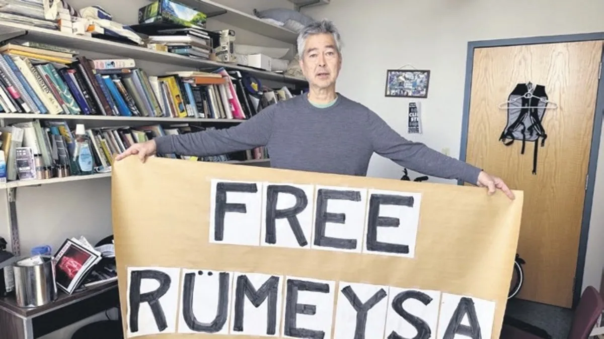 ABD’li profesör, Rümeysa için açlık grevine başladı